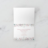 ハッピーバースデーマーメイドカード カード (内部)