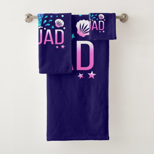 ハッピーバースデーマーメイドスクワッド–68296 バスタオルセット (インサイチュ)