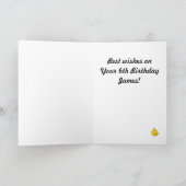 ハッピーバースデーマーメイド カード (内部)