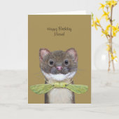 ハッピーバースデーミスターカード カード (黄色い花)