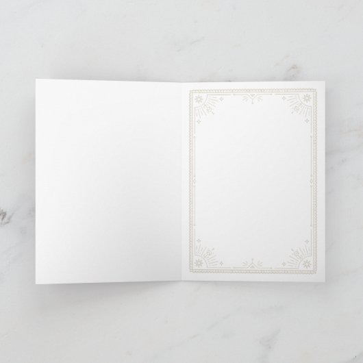 ハッピーバースデーミスティックアリーズ〔占星術の〕十二宮図占星術カード 招待状 (内部)