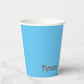 ハッピーバースデーミニマルシンプルモダンパーティー 紙コップ (裏面)