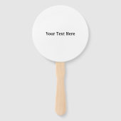 ハッピーバースデーミニマルタイポグラフィ書 ハンドファン (裏面)