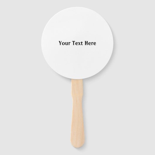 ハッピーバースデーミニマルタイポグラフィ書 ハンドファン (裏面)