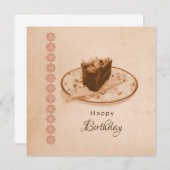 ハッピーバースデーミニマルヴィンテージ (正面/裏面)