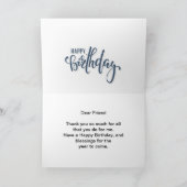 ハッピーバースデーミュージカルラブソング カード (内部)