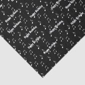 ハッピーバースデーミュージカル白黒テーマ注 薄葉紙 (詳細)