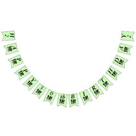 ハッピーバースデーミュージシャンブラックキャッツ遊ズミュージック バンティングフラッグ