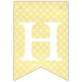 ハッピーバースデーミント&イエローコテージパーティーデコール バンティングフラッグ (第2の旗)