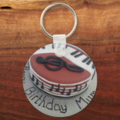 ハッピーバースデームームケーキ キーホルダー (正面)
