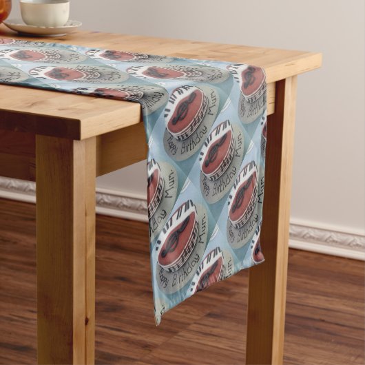 ハッピーバースデームームケーキ ショートテーブルランナー (インサイチュ)