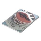 ハッピーバースデームームケーキ ノートパッド (回転)