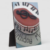 ハッピーバースデームームケーキ フォトプラーク (側面)