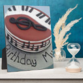 ハッピーバースデームームケーキ フォトプラーク (側面)