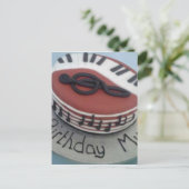 ハッピーバースデームームケーキ ポストカード (スタンド正面)