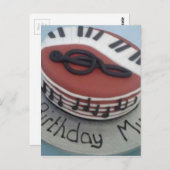 ハッピーバースデームームケーキ ポストカード (正面/裏面)