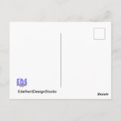 ハッピーバースデーモザイク水平顧客。ポストカード ポストカード (裏面)