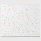 ハッピーバースデーモダンカラフル ラッピングペーパー (フラット)