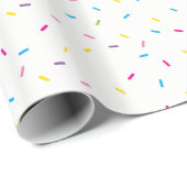 ハッピーバースデーモダンカラフル ラッピングペーパー (ロールコーナー)