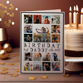 ハッピーバースデーモダンパパブラック&ホワイト17写真