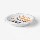 ハッピーバースデーモダンモンスターカートラック名 ペーパーボウル (傾斜あり)
