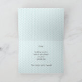 ハッピーバースデーモダン文字 カード (内部)