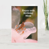 ハッピーバースデーモマアザレアフラワーカード カード (正面)