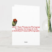 ハッピーバースデーモマレッドローゼスハートカード カード (裏面)