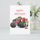 ハッピーバースデーモンスターカー願い。 招待状 (スタンド正面)