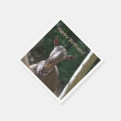 ハッピーバースデーヤギ スタンダードカクテルナプキン (角)