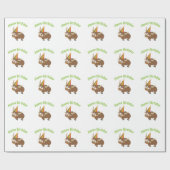 ハッピーバースデーヤク ラッピングペーパー (フラット)