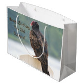 ハッピーバースデーユオールドブザード ラージペーパーバッグ (裏面アングル)