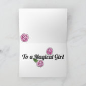 ハッピーバースデーユニコーン カード (内部)