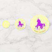 ハッピーバースデーユニコーン コンフェッティ (正面)