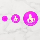 ハッピーバースデーユニコーン コンフェッティ (裏面)