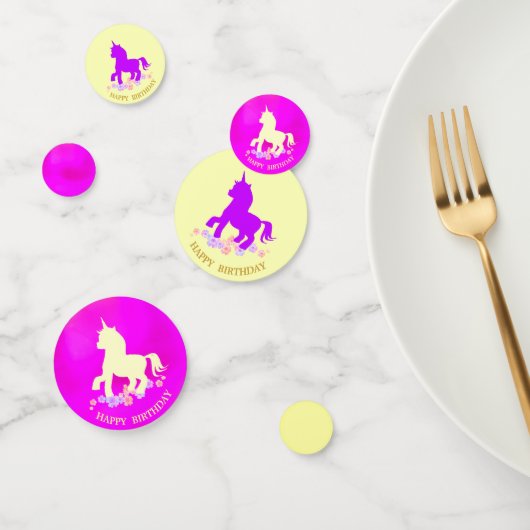 ハッピーバースデーユニコーン コンフェッティ (グループ)
