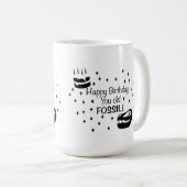 ハッピーバースデーユーオールドフォッシル コーヒーマグカップ (正面右)