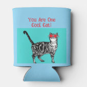 ハッピーバースデーユークールタブビーキャットメンズ夫 缶クーラー (裏面)