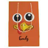 ハッピーバースデーユートルコ ミディアムペーパーバッグ (裏面)