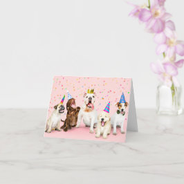 ハッピーバースデーユーパーティー動物 カード