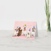 ハッピーバースデーユーパーティー動物 カード (正面)