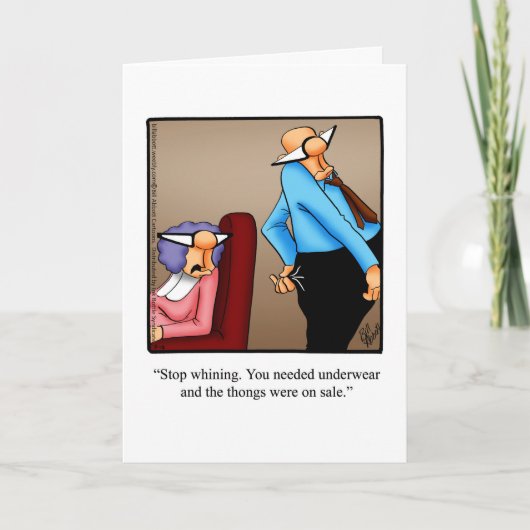 ハッピーバースデーユーモアあいさつカード カード (正面)