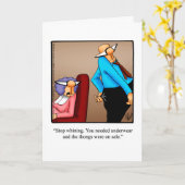 ハッピーバースデーユーモアあいさつカード カード (黄色い花)