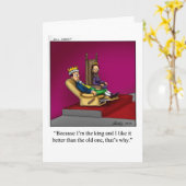 ハッピーバースデーユーモアあいさつカード カード (黄色い花)