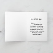 ハッピーバースデーユーモアカード カード (内部)