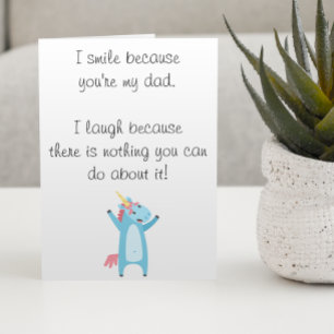 ハッピーバースデーユーモアパパ おもしろい カード