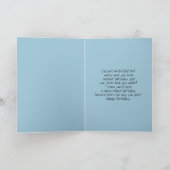 ハッピーバースデーユーモアヒマラヤペルシャ猫 カード (内部)