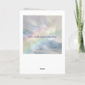 ハッピーバースデーヨガレディデザインカード カード (裏面)