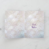 ハッピーバースデーヨガレディデザインカード カード (内部)