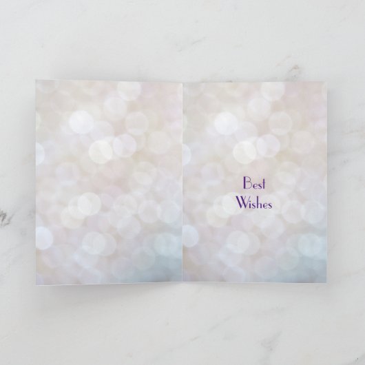 ハッピーバースデーヨガレディデザインカード カード (内部)